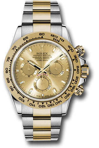 Rolex Yellow Rolesor Cosmograph Daytona 40 Watch - Champagne Index Dial - 116503 chi