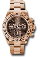 Rolex Everose Gold Cosmograph Daytona 40 Watch - Chocolate Arabic Dial - 116505 choca
