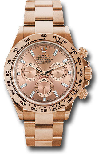 Rolex Everose Gold Cosmograph Daytona 40 Watch - Pink Diamond Dial - 116505 pbd