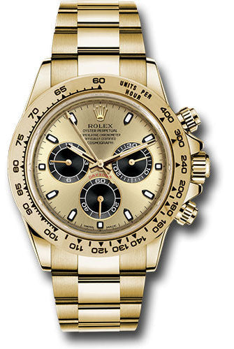 Rolex Yellow Gold Cosmograph Daytona 40 Watch - Champagne And Index Dial - 116508 chbki