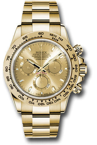 Rolex Yellow Gold Cosmograph Daytona 40 Watch - Champagne Index Dial - 116508 chi