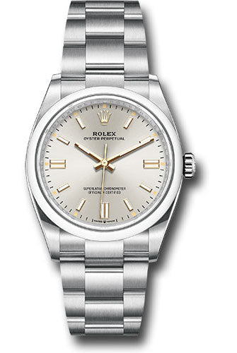 Rolex Oyster Perpetual 36 Watch - Domed Bezel - Silver Index Dial - Oyster Bracelet - 126000 sio