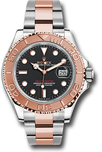 Rolex Steel and Everose Gold Yacht-Master 40 Watch - Black Dial - 3235 Movement - 126621 bk