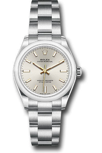 Rolex Oyster Perpetual 31 Watch - Domed Bezel - Silver Index Dial - Oyster Bracelet - 277200 sio