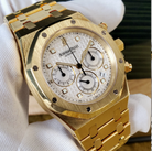 Audemars Piguet 25960BA yellow gold chronograph watch full set 39mm