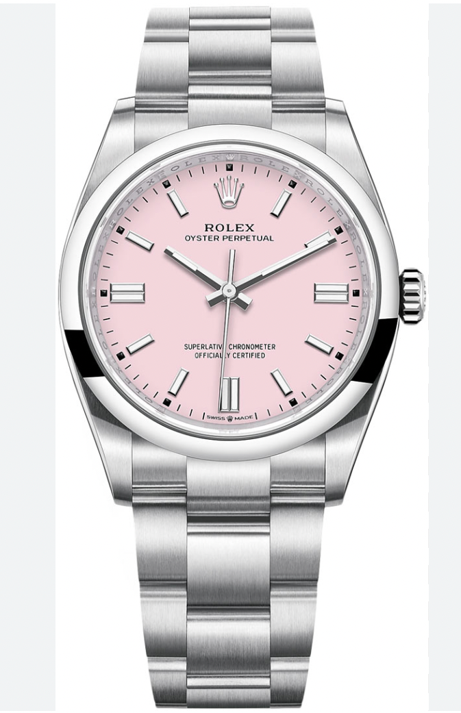 Rolex 36mm Pink Oyster Perpetual