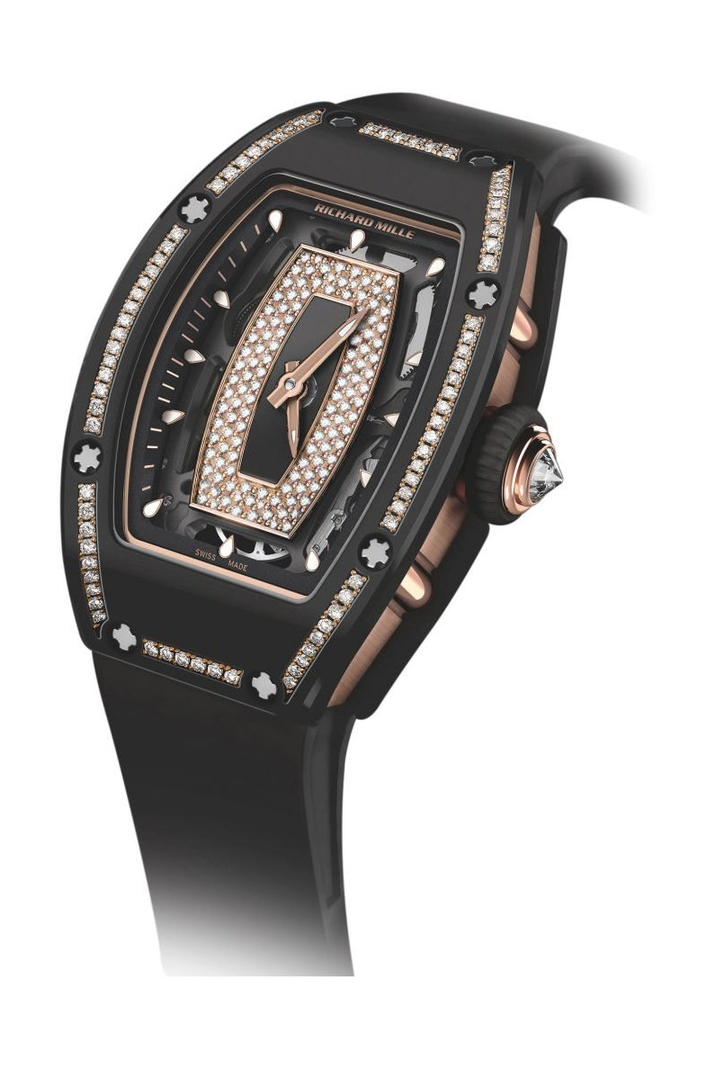 Richard Mille 07-01 Ceramique Noire Serti — Ref. RM 07-01