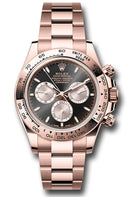 Rolex Everose Gold Daytona 40, Everose Gold Bezel, Black Index Dial, Oyster Bracelet, Ref. 126505