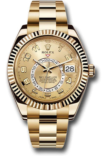 Rolex sky discount dweller gold diamond