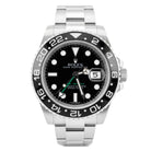 Rolex Steel GMT-Master II 40, Black Ceramic Bezel, Black Dial, Oyster Bracelet, Ref. 116710LN