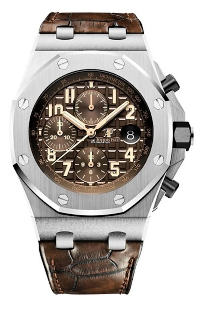 Audemars Piguet Royal Oak Offshore Chronograph Havana Dial 42mm 26470ST