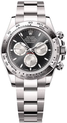 Rolex White Gold Daytona 40, White Gold Bezel, Black Index Dial, Oyster Bracelet, Ref. 126509