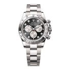 Rolex White Gold Daytona 40, White Gold Bezel, Black Diamond Dial, Oyster Bracelet, Ref. 126509