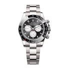 Rolex White Gold Daytona 40 "Le Mans", Black Ceramic Bezel, White and Black Dial, Oyster Bracelet, Ref. 126529LN