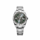 Rolex Steel and White Gold Datejust 36, Fluted Bezel, Wimbledon Dial, Oyster Bracelet, Ref. 126234