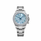 Rolex Platinum Daytona 40, Baguette Diamond Bezel and Lugs, Ice-Blue Arabic Dial, Oyster Bracelet, Ref. 116576TBR