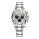 Rolex White Gold Daytona 40 "Ghost", White Gold Bezel, Steel Index Dial, Oyster Bracelet, Ref. 126509