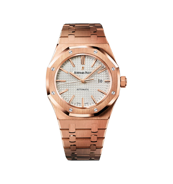Audemars Piguet Royal Oak Chronograph Black Dial 18kt Pink gold  26320OR.OO.1220OR.01 Pre-Owned - Big Watch Buyers