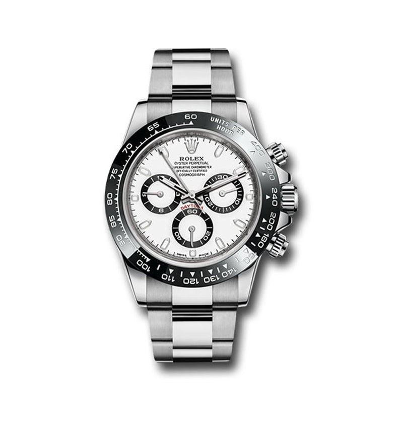 Rolex Steel Cosmograph Daytona 40 Watch - White Panda Index