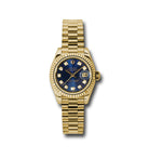 Rolex Yellow Gold Lady-Datejust 26, Fluted Bezel, Champagne Jubilee Diamond Dial, President Bracelet, Ref. 179178, view 4
